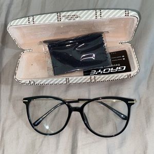 Blue light glasses for looking at screens, brand new.